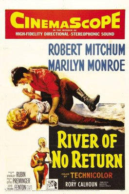 River Of No Return Metal Movie Poster 8in x 12in The Poster Depot