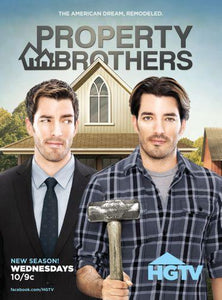 Property Brothers Photo Sign 8in x 12in