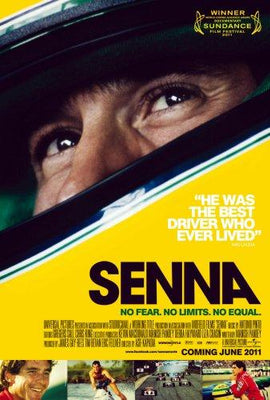 Senna English Metal Movie Poster 8in x 12in