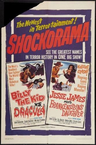 Billy The Kid Jesse James Monster Metal Movie Poster 8in x 12in The Poster Depot