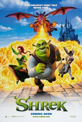 Shrek Metal Movie Poster 8in x 12in