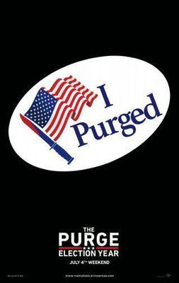 Purge 3 movie poster Metal Print 8in x 12in