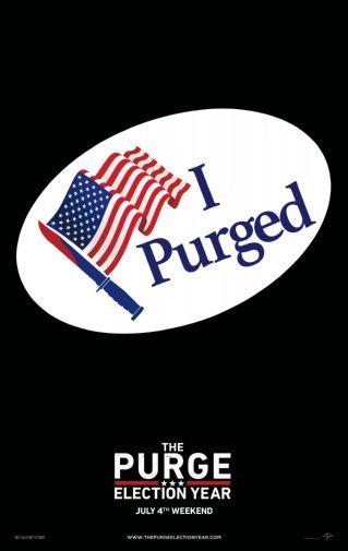 Purge 3 Metal Movie Poster 8in x 12in
