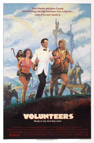 Volunteers movie poster Sign 8in x 12in