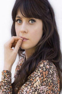 Zooey Deschanel poster tin sign Wall Art