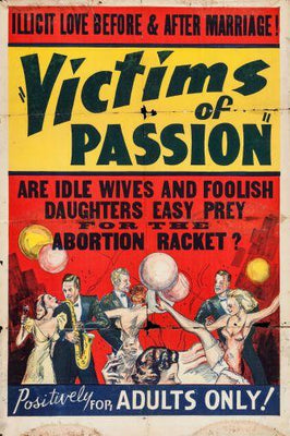 Female Exploitation Metal Movie Poster 8in x 12in