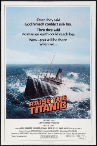 Raise The Titanic movie poster Metal Print 8in x 12in