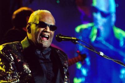 Ray Charles poster tin Metal Print Wall Art