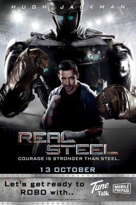 Real Steel Movie Poster 24inx36in (61cm x 91cm) - Fame Collectibles

