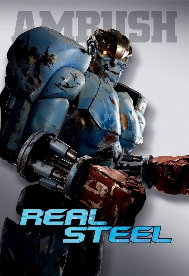 Real Steel Metal Movie Poster 8in x 12in