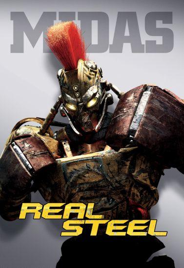 Real Steel Metal Movie Poster 8in x 12in