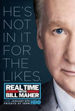 Real Time Bill Maher poster tin sign Wall Art