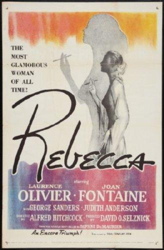 Rebecca movie poster Sign 8in x 12in