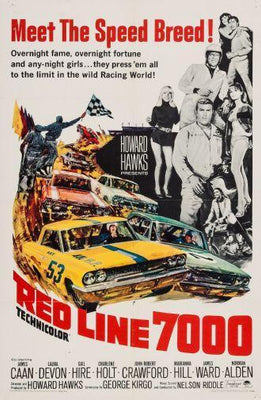 Red Line 7000 movie poster Metal Print 8in x 12in