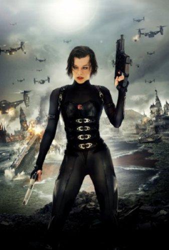 Resident Evil Retribution movie poster Sign 8in x 12in