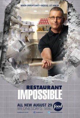 restaurant impossible poster tin Metal Print Wall Art