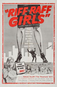 Riff Raff Girls Movie Mini poster 11inx17in