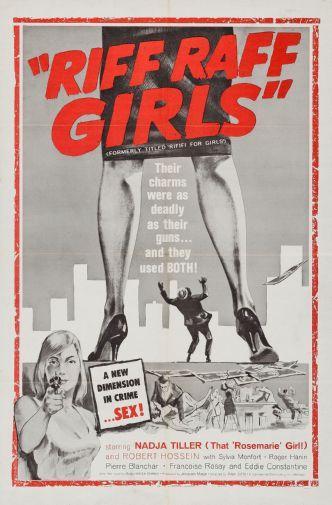 Riff Raff Girls movie poster Sign 8in x 12in