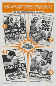 Road Racers movie poster Sign 8in x 12in