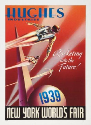 Rocketeer Ny Worlds Fair Metal Movie Poster 8in x 12in The Poster Depot
