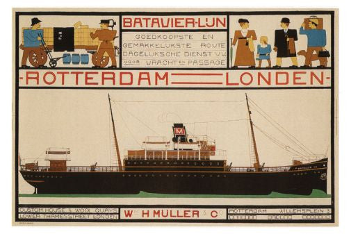 Steamship Advertising Poster 16