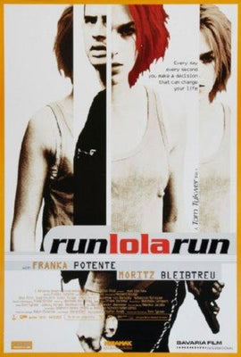 Run Lola Run Metal Movie Poster 8in x 12in