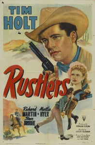 Rustlers movie poster Sign 8in x 12in