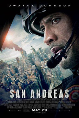 San Andreas Metal Movie Poster 8in x 12in