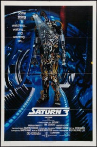 Saturn 3 movie poster Sign 8in x 12in