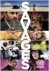 Savages movie poster Sign 8in x 12in