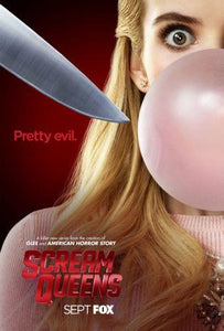 Scream Queens poster tin sign Wall Art