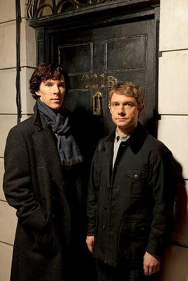 Sherlock poster tin Metal Print Wall Art