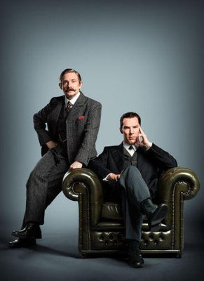 Sherlock poster tin Metal Print Wall Art