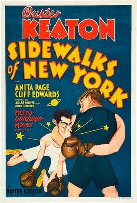 Sidewalks Of New York Metal Movie Poster 8in x 12in