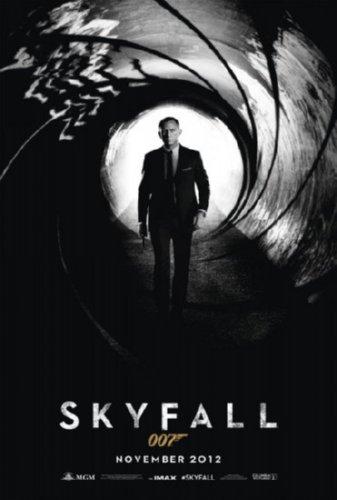 Skyfall Metal Movie Poster 8in x 12in