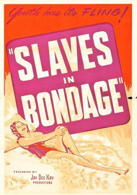 Slaves In Bondage Metal Movie Poster 8in x 12in
