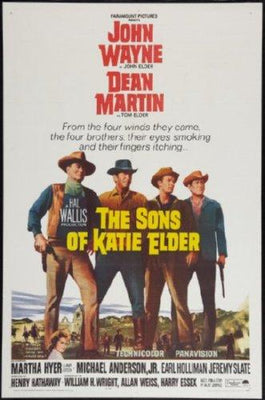 Sons Of Katie Elder Metal Movie Poster 8in x 12in