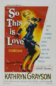 So This Is Love movie poster Sign 8in x 12in