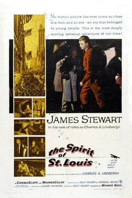 Spirit Of St. Louis Metal Movie Poster 8in x 12in