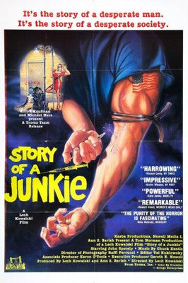 Story Of A Junkie Metal Print 8in x 12in