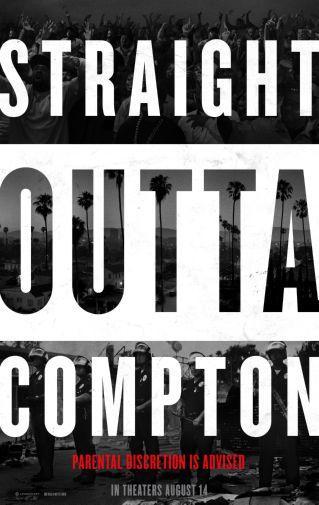 Straight Outta Compton movie poster Sign 8in x 12in