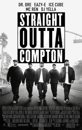 Straight Outta Compton movie poster Sign 8in x 12in