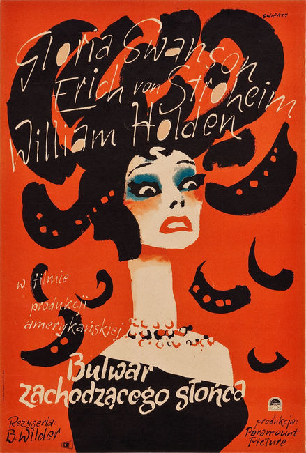 sunset boulevard blvd polish poster