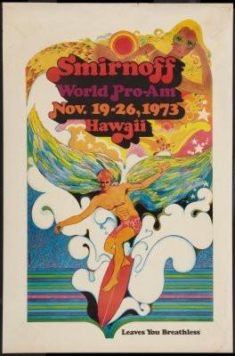 Surfing Competion Vintage Art Poster 27inx40in Replica 27inx40in The Poster Depot