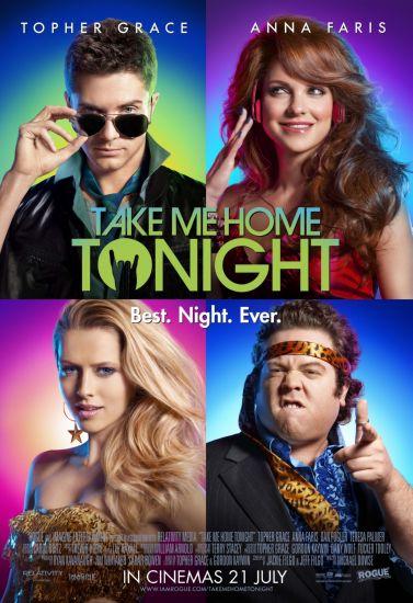 Take Me Home Tonight Metal Movie Poster 8in x 12in