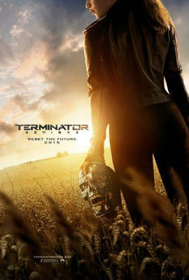 Terminator Genisys Metal Movie Poster 8in x 12in