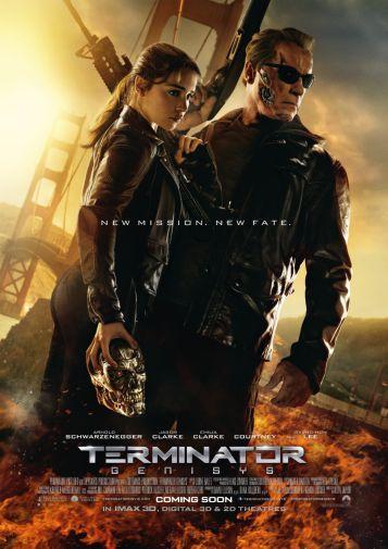 Terminator Genisys movie poster Sign 8in x 12in