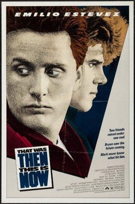 That Was Then This Is Now Metal Movie Poster 8in x 12in