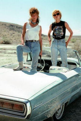 Thelma And Louise movie poster Metal Print 8in x 12in