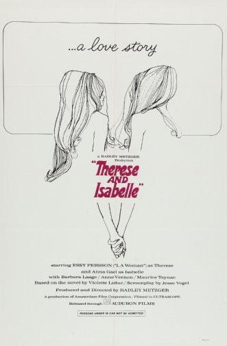 Therese And Isabelle Movie poster for sale cheap United States USA